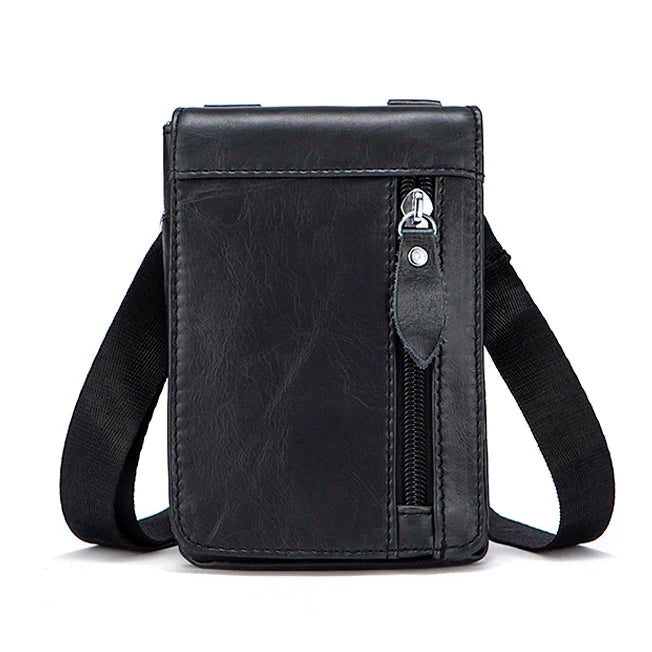 Leather Waist Packs Pack Belt Bag Phone Pouch Bags Travel Waist Pack Male Waist