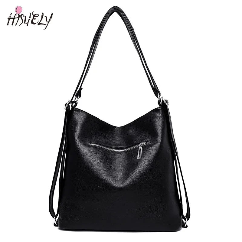 Vintage Top-handle Bag Women Hobos Multifunction Messenger Shoulder Bag