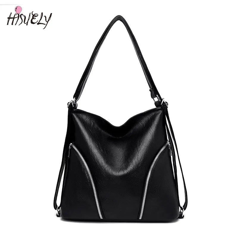 Vintage Top-handle Bag Women Hobos Multifunction Messenger Shoulder Bag