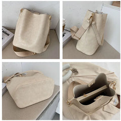 Stone Pattern Large Crossbody Bag for Women Winter Trend Shoulder Handbag
