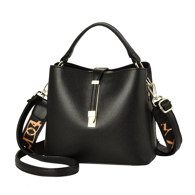 Stone Pattern Bucket Bag Underarm Bag