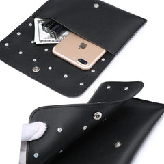 Women Waist Packs Rivet Waist Bag Ladies Purses PU Leather Mini Bags