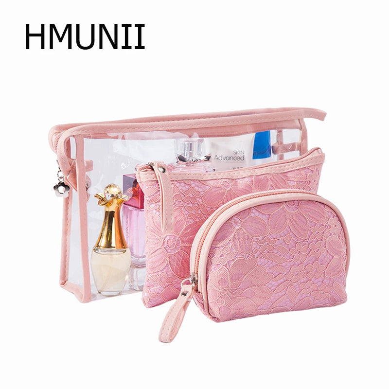 3-in-1 Travel Bag Set Portable Organizer Toiletry Bag