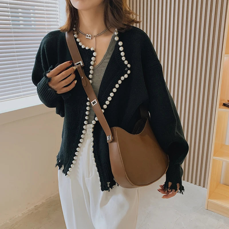 Vintage Messenger Bag Women's Crossbody Shoulder Bag
