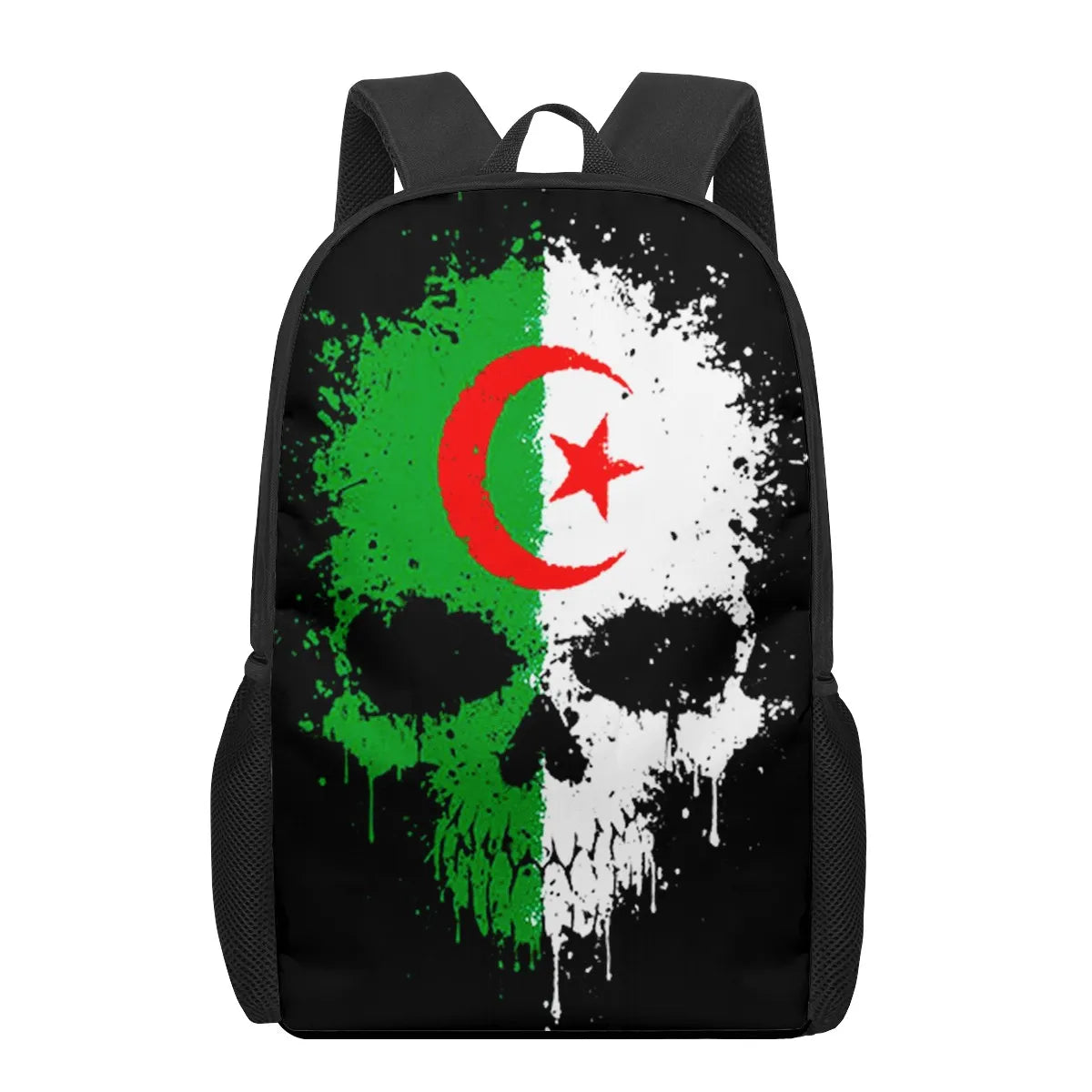 Algeria Flag Children School Bag for Toddler Printing Kid's Backpack