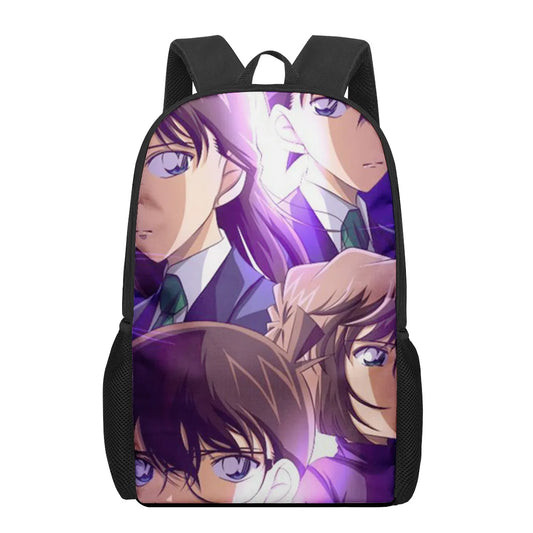 Detective Conan 3D Print School Bag Boys Girls Kindergarten Backpack