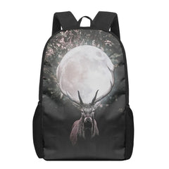Deer 16inch School Bags 3D Print Kids Schoolbags For Teenager Girls Boys