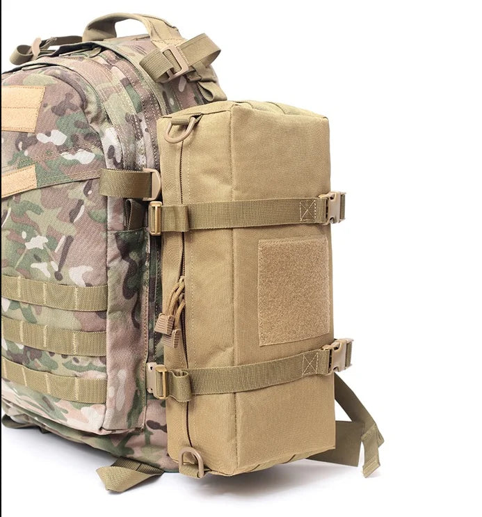 Tactical Camo Expansion Bag for Army Fans with Waterproof Medical Pouch
