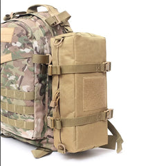 Tactical Camo Expansion Bag for Army Fans with Waterproof Medical Pouch