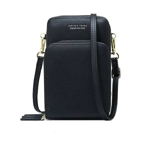Large Capacity Shoulder Bag for Women Pu Leather Small Crossbody Messenger Purse