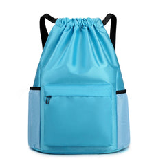 Drawstring Backpack School Gym Bag Casual Knapsack
