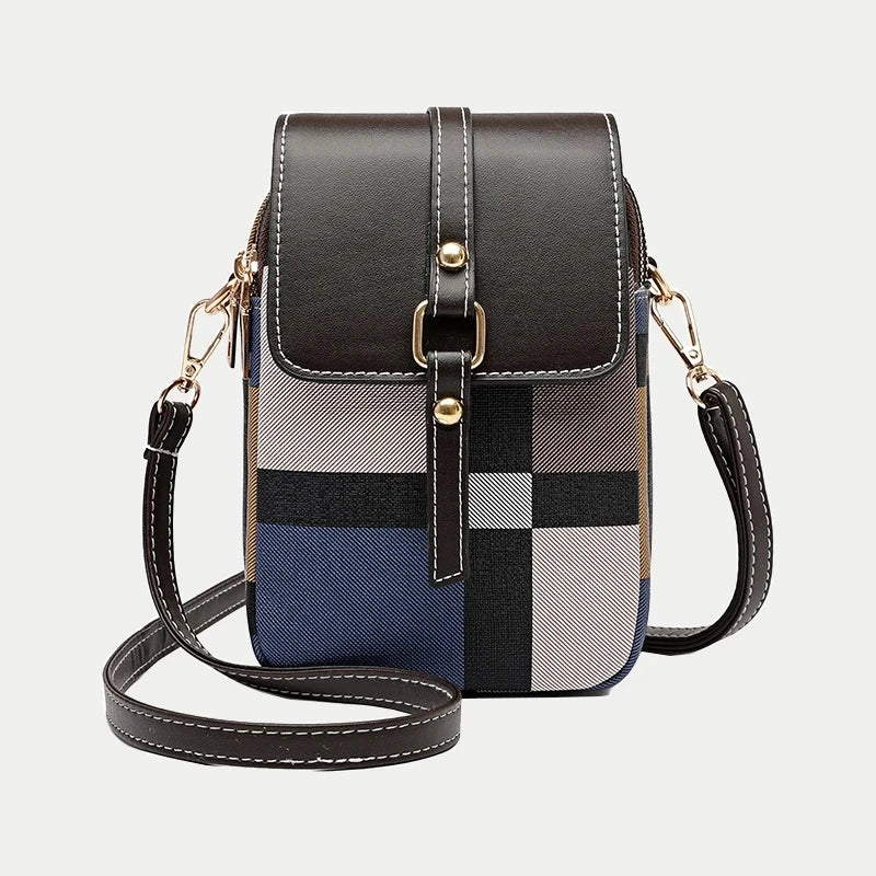Small Crossbody Messenger Bag Women Shoulder Mini PU Leather Phone Package Purse