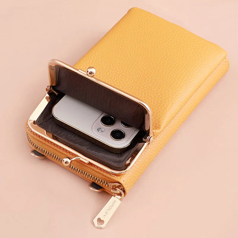 Small Crossbody Bag Women Mini Leather Shoulder Messenger Clutch Purse Handbag
