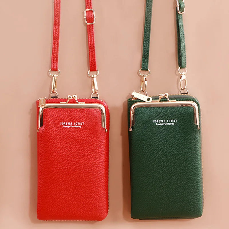 Small Crossbody Bag Women Mini Leather Shoulder Messenger Clutch Purse Handbag