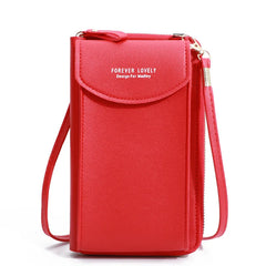 Small Crossbody Shoulder Bag Matte Leather Clutch Purse Handbag