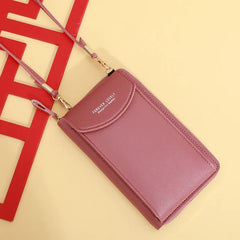 Small Crossbody Shoulder Bag Matte Leather Clutch Purse Handbag