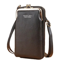 Small Matte Leather Crossbody Bag Women Shoulder Messenger Clutch Purse Handbag