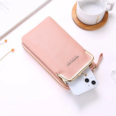 Mini Matte Leather Crossbody Bag for Women