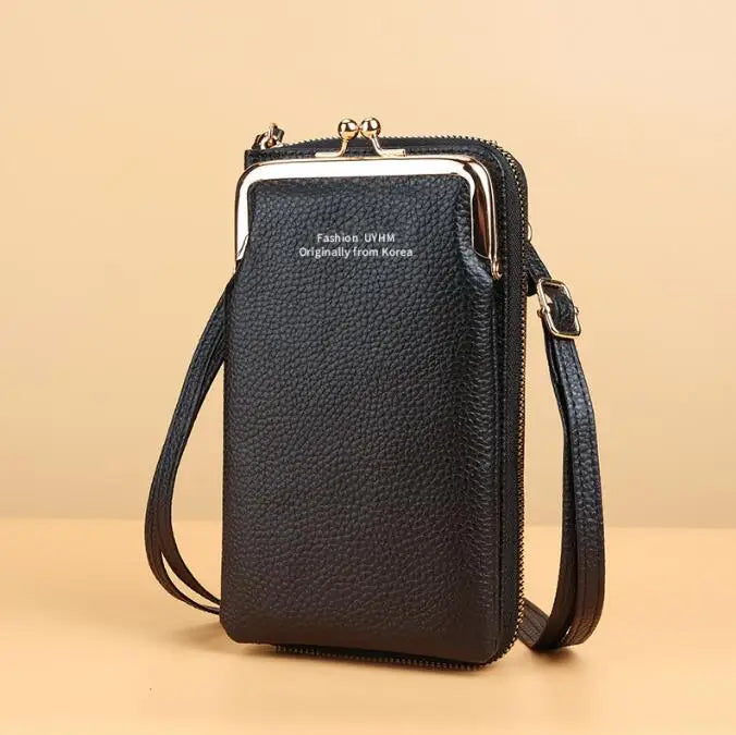 Mini Matte Leather Small Crossbody Bag Women Shoulder Messenger Clutch Purse