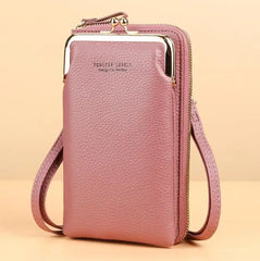 Mini Matte Leather Small Crossbody Bag Women Shoulder Messenger Clutch Purse