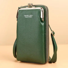 Mini Matte Leather Small Crossbody Bag Women Shoulder Messenger Clutch Purse