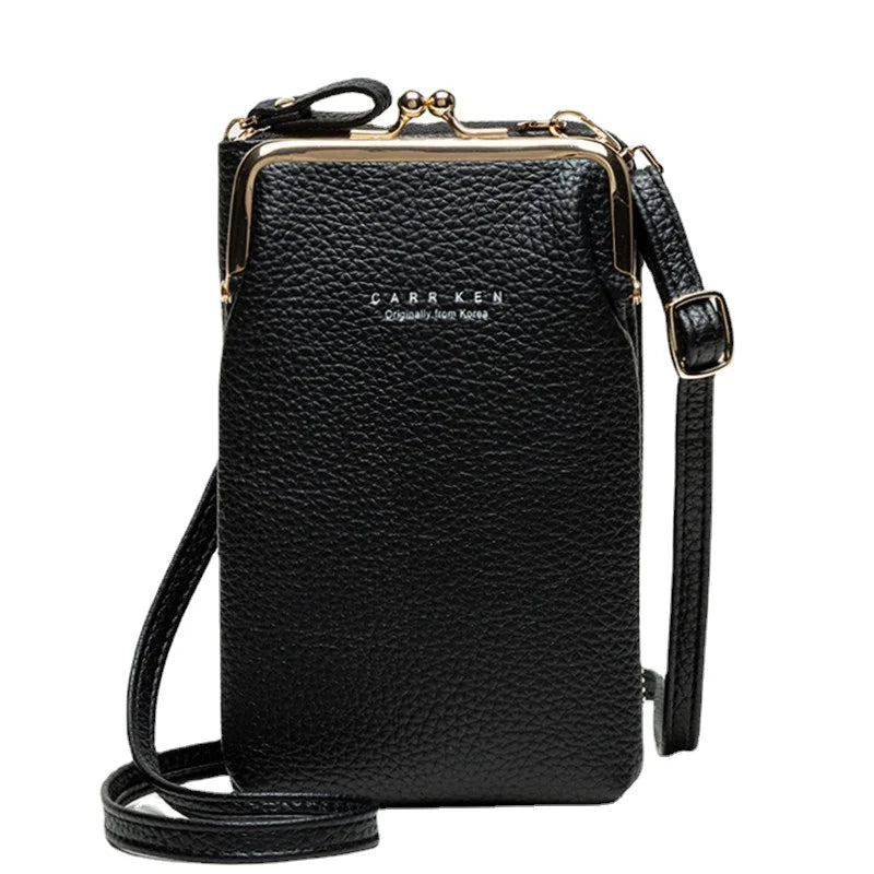 Women Mini Matte Leather Shoulder Messenger Bags Clutch Bolsas