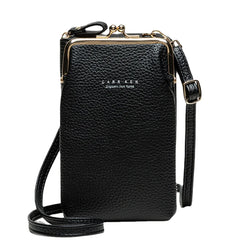 Women Mini Matte Leather Shoulder Messenger Bags Clutch Bolsas