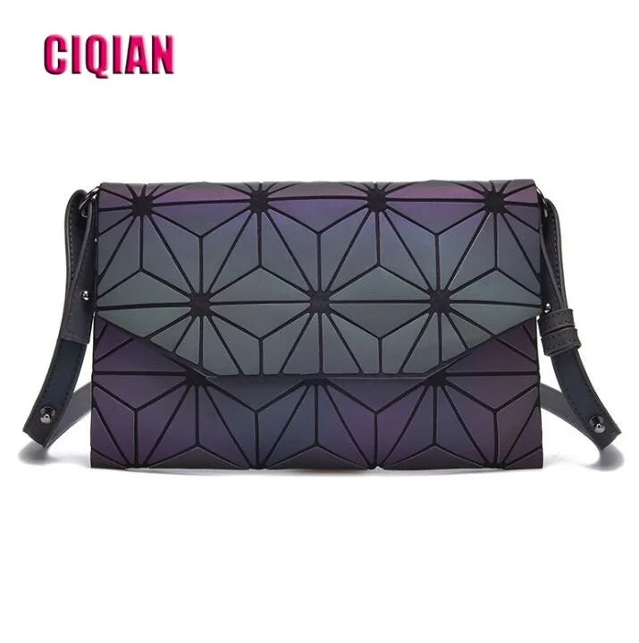Luminous Geometric Crossbody Shoulder Bag