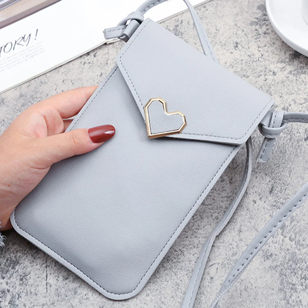 Women's Crossbody Bag Touch Screen Cell Phone Shoulder Purse