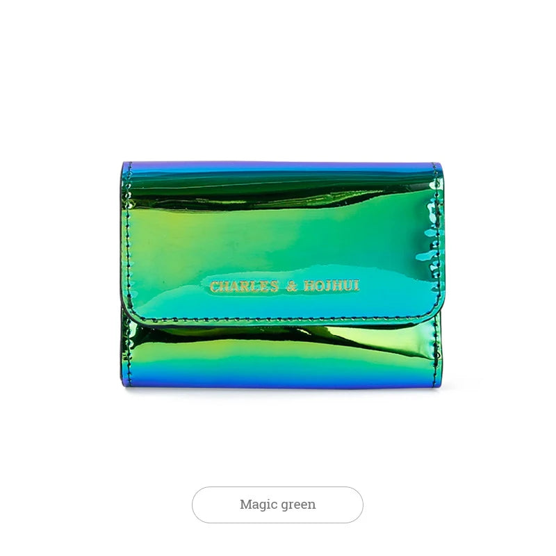 Holographic Key Holder Women Wallets Key Organizer Small Wallet