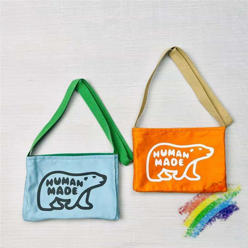 HUMAN Polar Bear Duck Pattern Mini Double Sided Couple Crossbody Bag