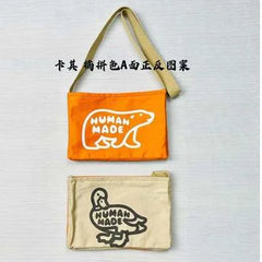 HUMAN Polar Bear Duck Pattern Mini Double Sided Couple Crossbody Bag