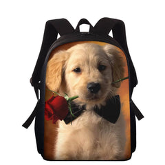 Cartoon Little Dog Kids School Backpack