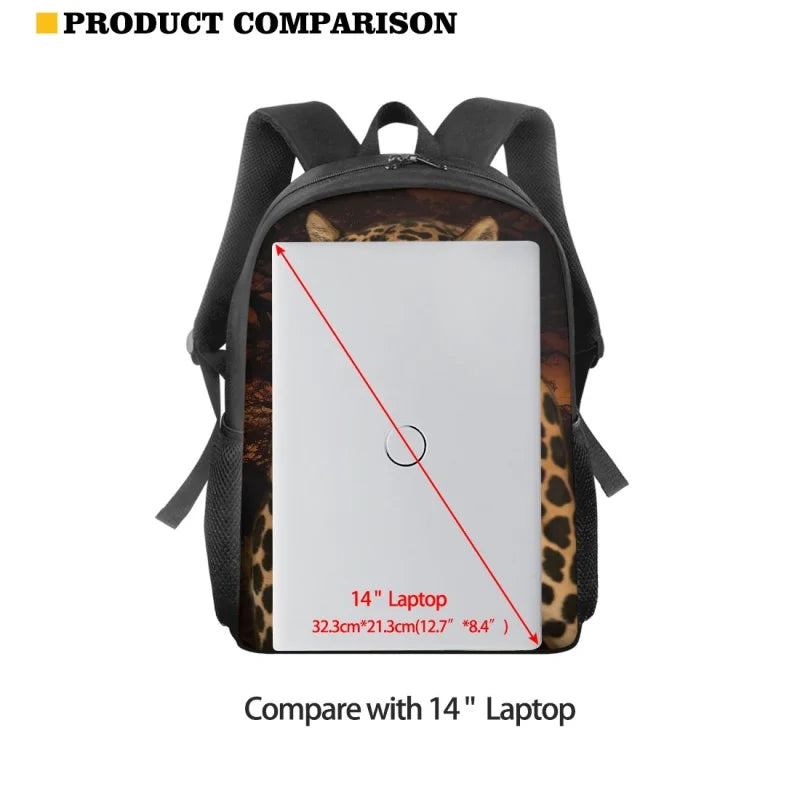 3D Print Children School Bags Girls Boys Kindergarten Primary Backpack