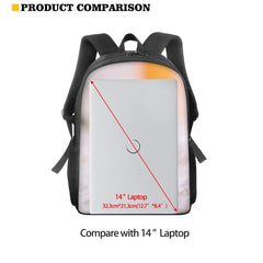 Floral Print School Backpack for Kids Women Laptop Bags Rucksack