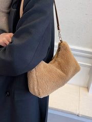 Plush Crossbody Bag Small Handbag for Women