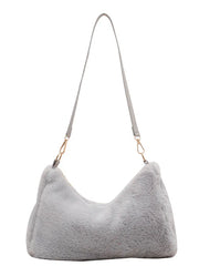 Plush Crossbody Bag Small Handbag for Women