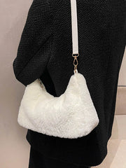 Plush Crossbody Bag Small Handbag for Women