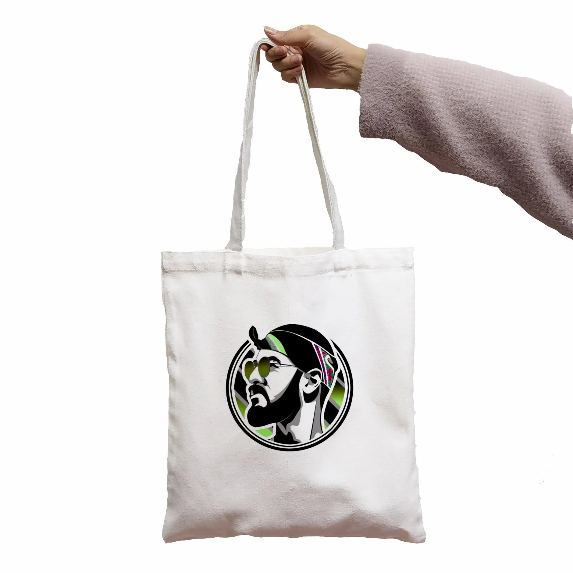 Harajuku Gothic Canvas Bag Horror Cartoon Large Capacity Shopper Bag