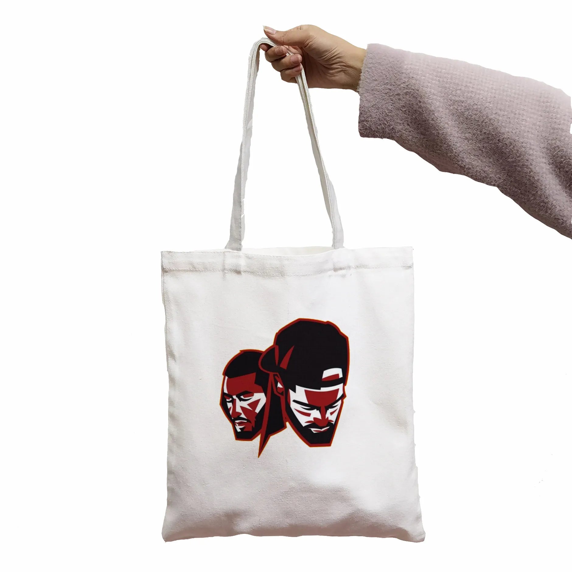 Harajuku Gothic Canvas Bag Horror Cartoon Large Capacity Shopper Bag