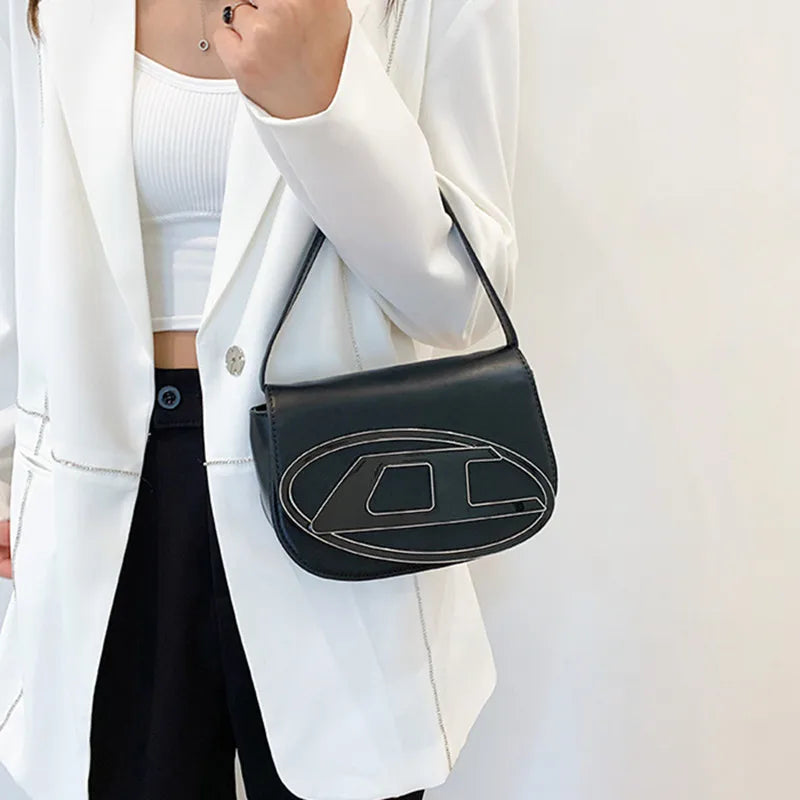Half Moon Women Shoulder Bags Stylish Underarm Bag High Tote Handbags Purse