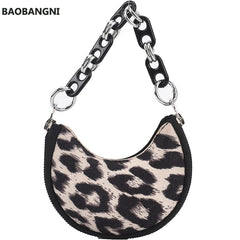 Half Moon Mini Tote bag High-quality PU Leather Women's Handbag