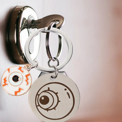 Halloween Eyeball Key Chain Bag Pendant Decoration