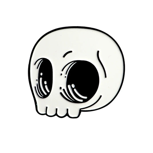 Gothic Halloween Skull Enamel Brooches Pins Collection
