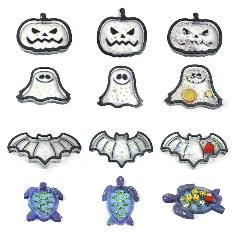 Halloween Silicone Mold Storage Box For Ornaments