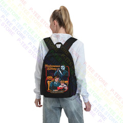 Halloween Safety Kids Funny Parody Michael Myers Slasher Large Capacity Backpack