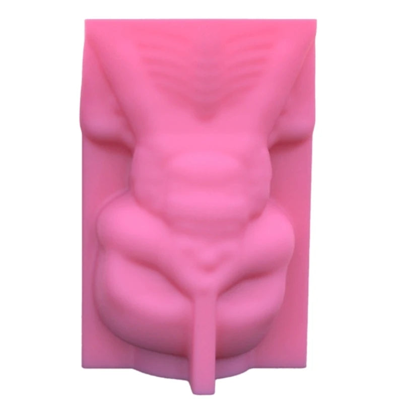 Halloween Skull Gypsum Flower Pot Silicone Mold