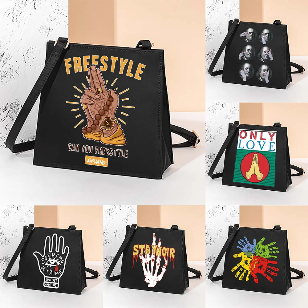 Retro Tofu Bag Women's Shoulder Messenger Square Bag Lady Tote Bag