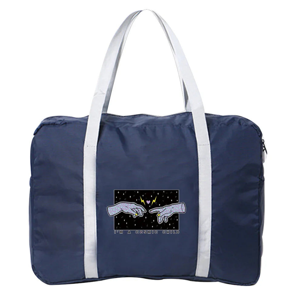 Large Capacity Nylon Foldable Travel Bag Water Proof Handbag