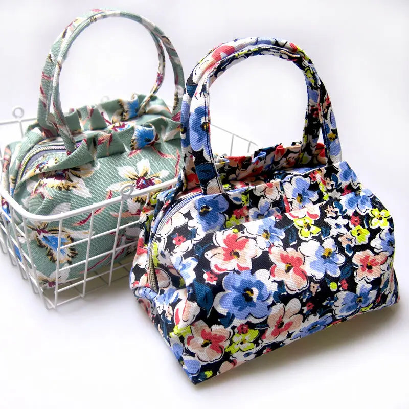 Canvas Mini Messenger Bag for Women Casual Mother Phone Shoulder Bags